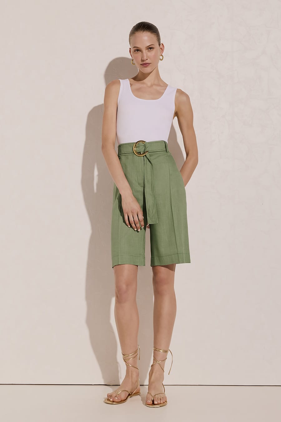 Βερμούδα Ζιπ Κιλότ Λίνι