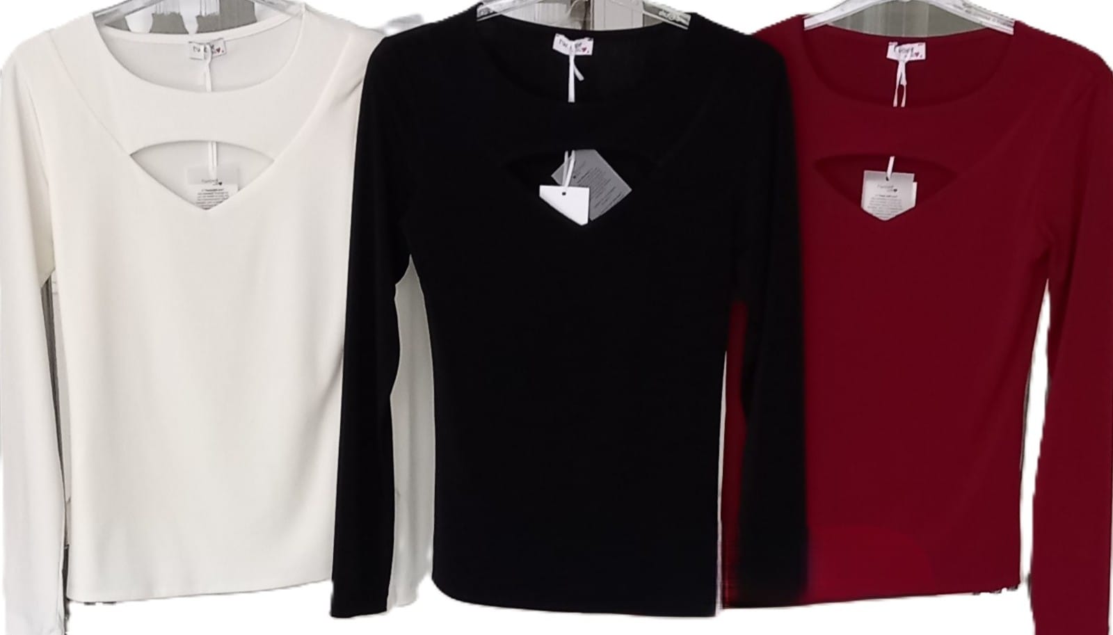 Μπλούζα Jersey Λαιμόκοψη Μπλούζα jersey λαιμόκοψη