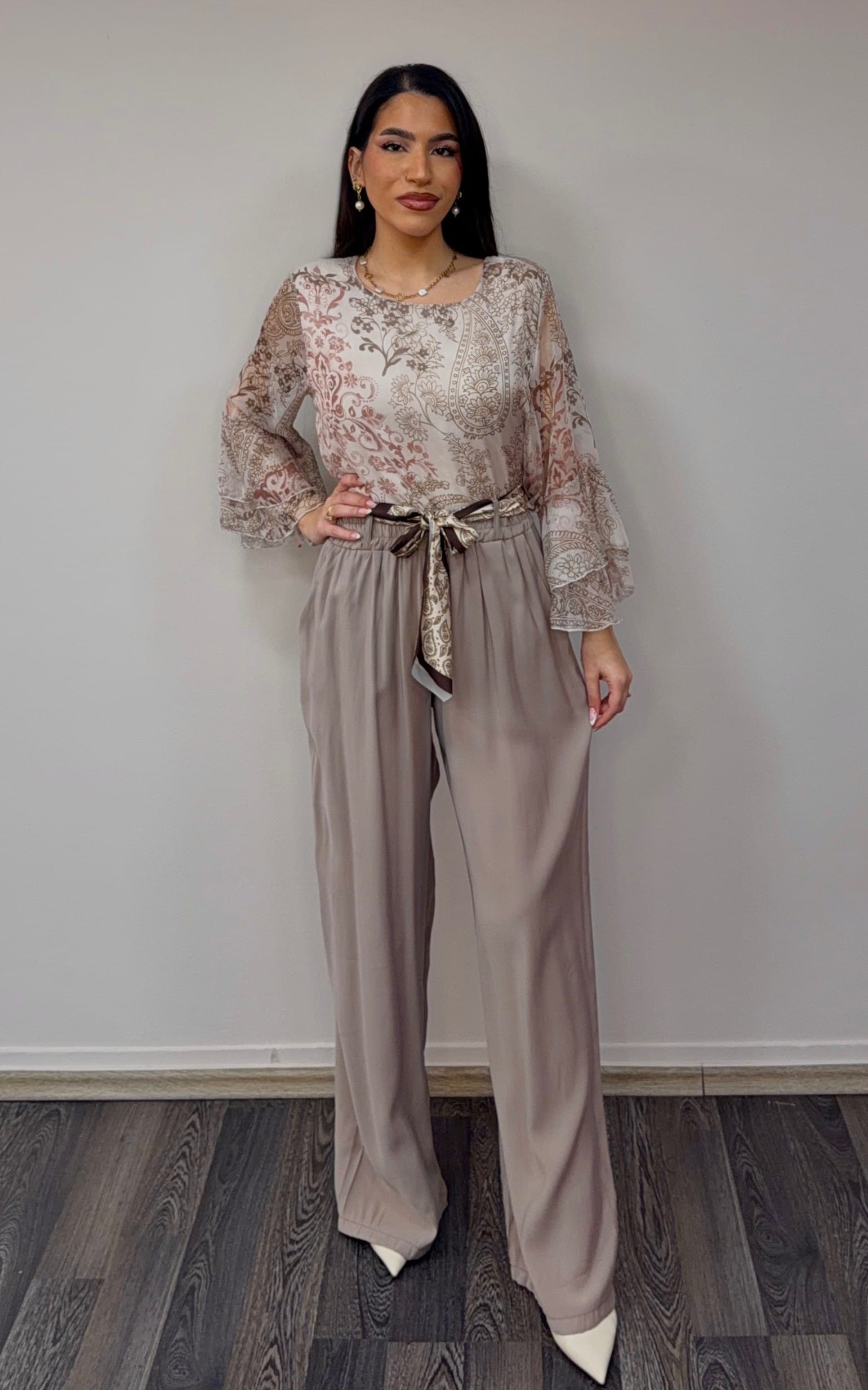 Γυναικείο Παντελόνι με Ζώνη – Άνετη & Κομψή Γραμμή