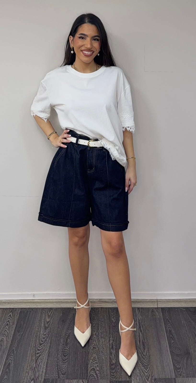 Τζιν Βερμούδα Γυναικεία – Ψηλόμεση & Άνετη Γραμμή